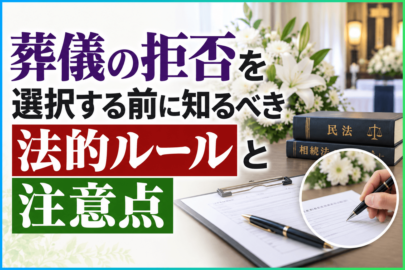 葬儀 拒否 法律