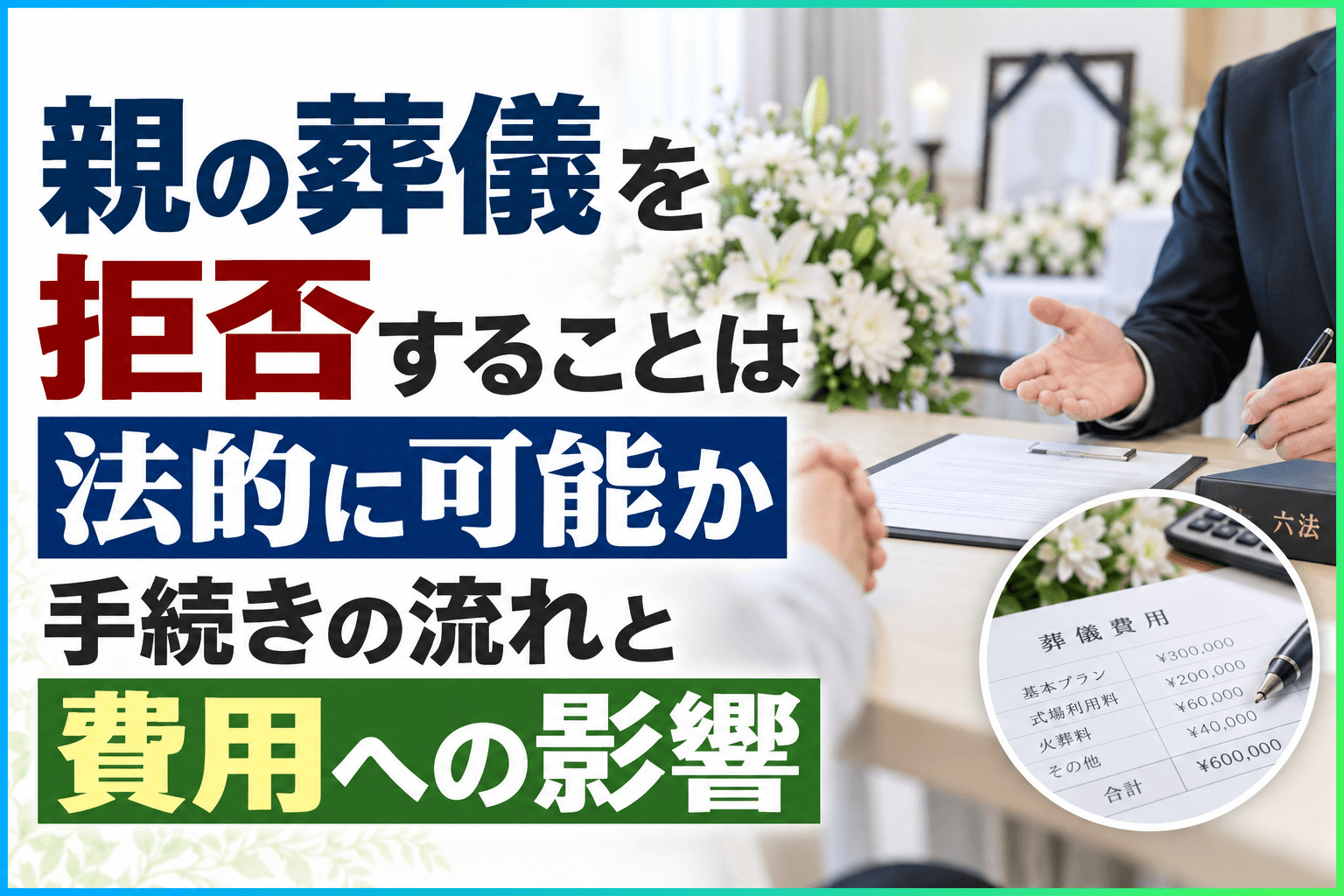 親の葬儀 拒否